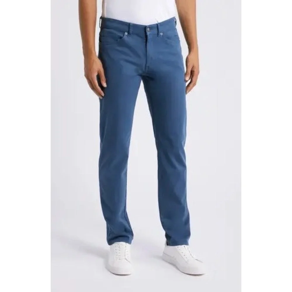Peter Millar Crown 5-Pocket Pants Mens 31 Blue Cotton Modal Stretch Straight Leg